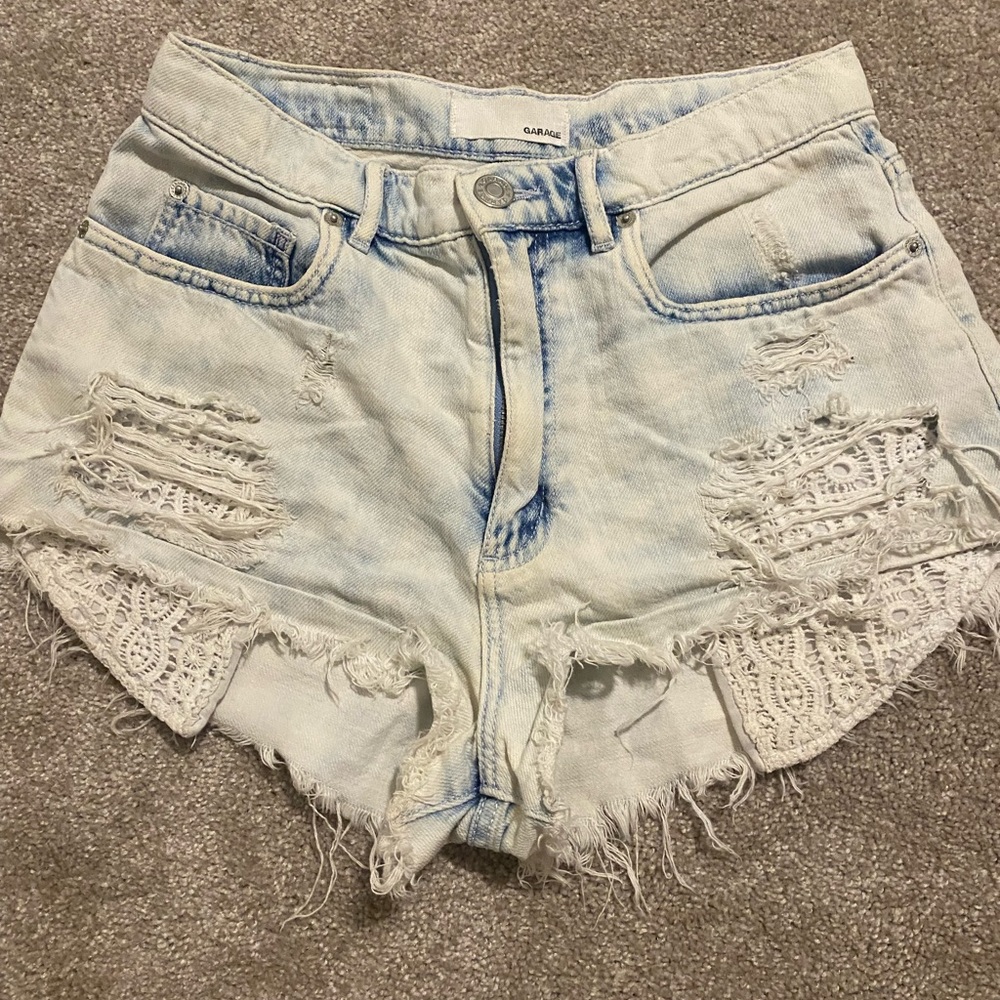 Garage high waist festival shorts